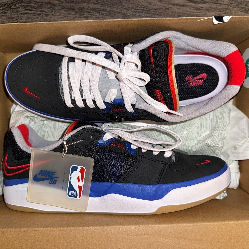 NIKE SB ISHOD PREMIUM BLACK-RED "75TH NBA ANNIVERSARY